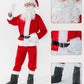 Exlita Children'S Santa Claus Suit 8Pc. Boys Child Velvet Christmas Costume For Kids Halloween Christmas Cosplay Fancy Party, Red
