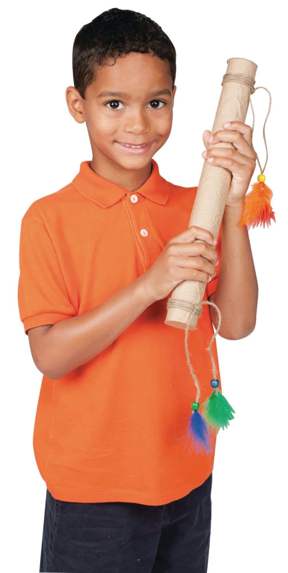 S&S Worldwide Tribal Rainsticks Craft Kit, DIY For Kids, Classroom, Camp, After School, Educational, Multicultural Craft, Native