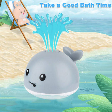 Zhenduo Baby Bath Toys, Light Up Bath Toys Spray Water Bath Toy, Sprinkler Bathtub Toys For Toddlers Kids Boys Girls, Pool Bathroom Toy For Baby,Christmas Baby Toys