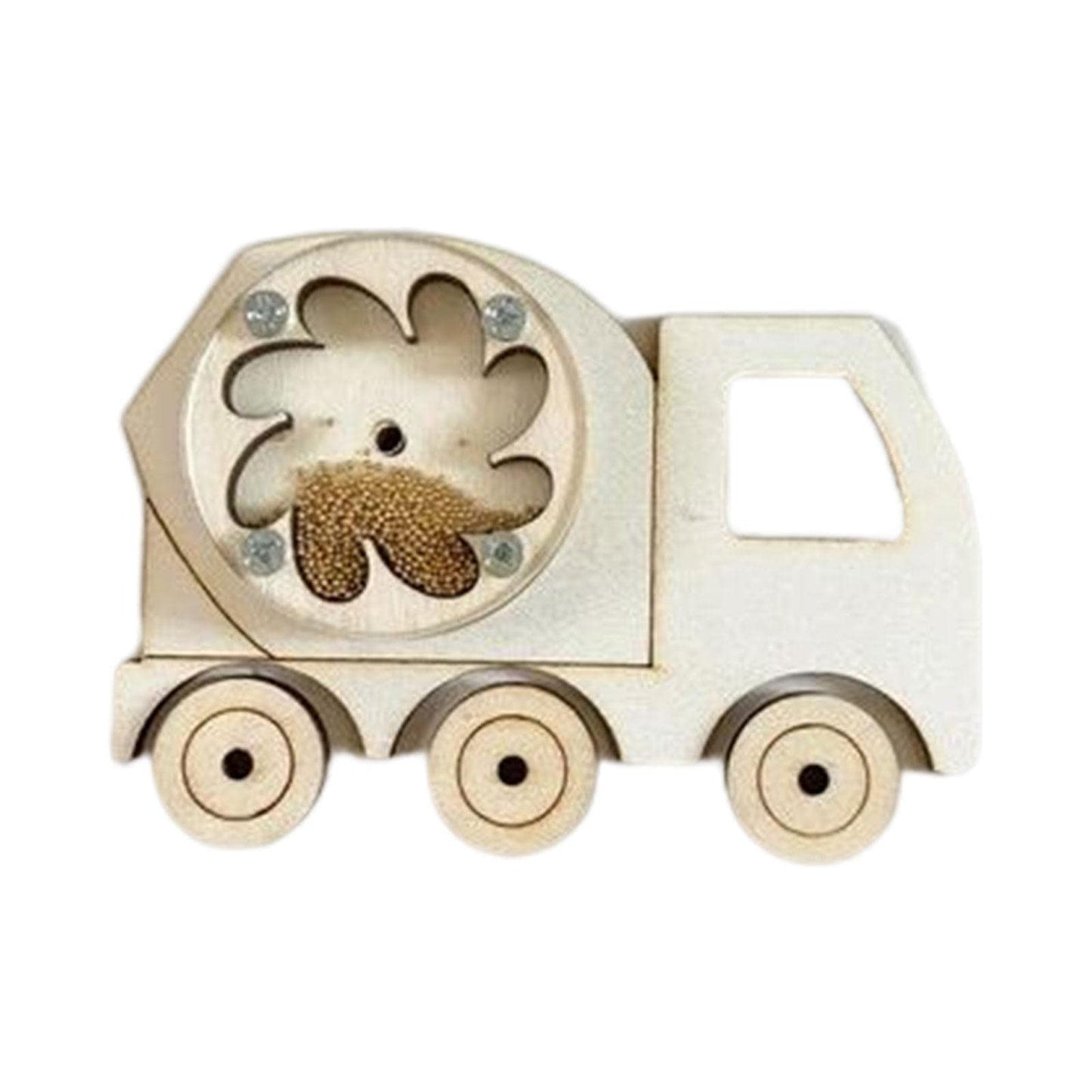 Ilsmysutra Kids Busy Board Diy Accessories Material Fine Motor Skill Unpainted For Kids Car|Toys For Baby|Developmental Baby Toy
