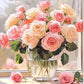 Tulip N Turtle Window Bouquet Diy Acrylic Paint By Number Kit For Adults Beginner Canvas Painting By Number Acrylic Painting. Wa