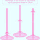 U.Will 10 Pcs Doll Stands Display Holders Doll Stands Doll Mini Display Stand Doll Support Frame Toy Doll Accessories Prop Up 11 To 13 Inch Dolls And Action Figures Doll Accessories,Light Pink