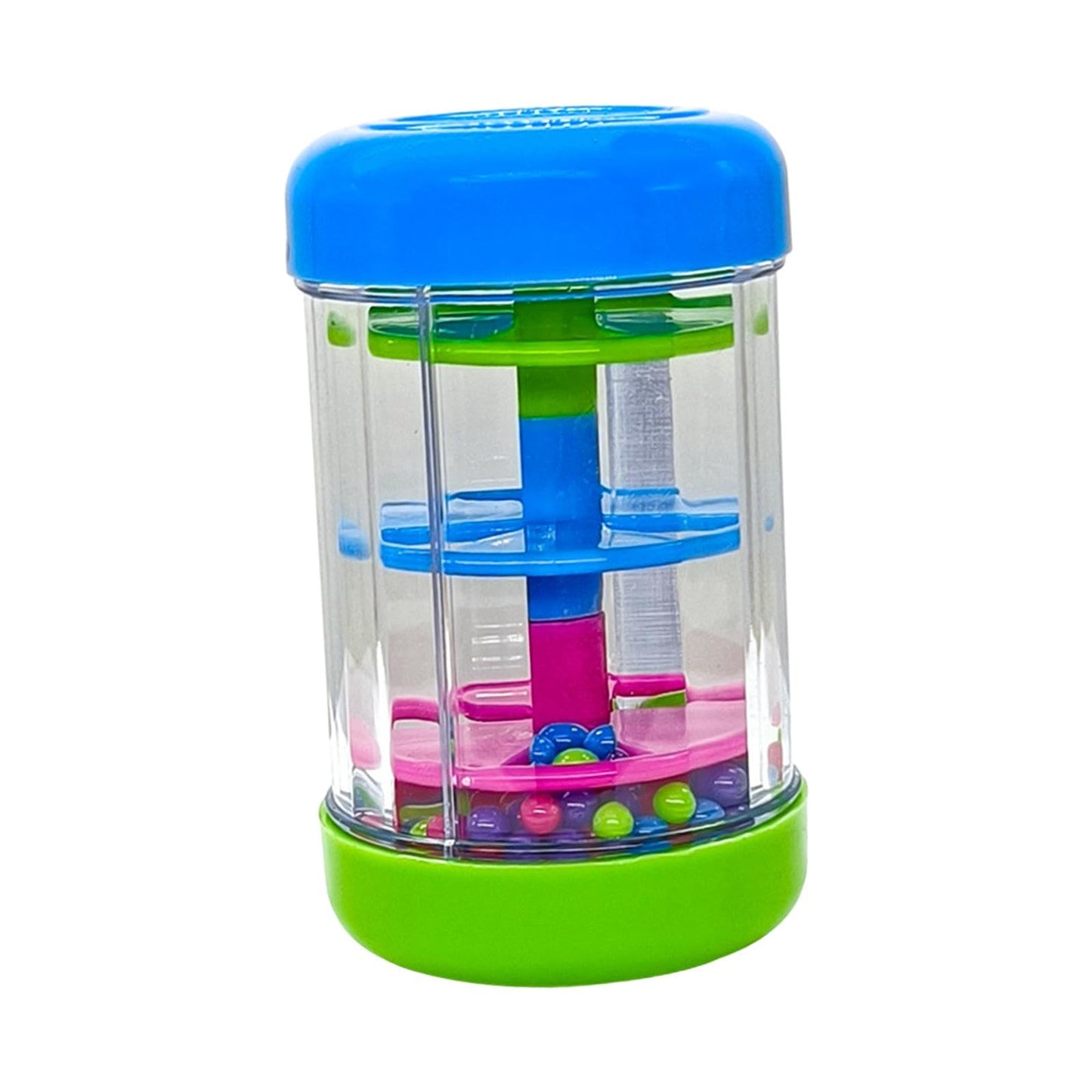 Calandis Beaded Raindrop Montessori Beaded Rain Shaker Toy For Kids Boy Girl Children Blue Green 10Cm | Developmental Baby Toys 
