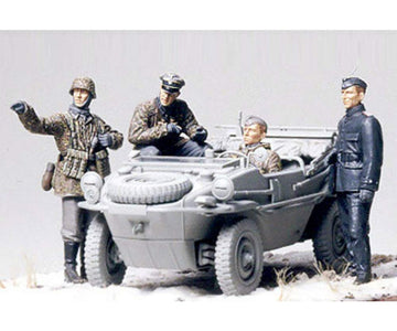 Tamiya 300035253 – 1:35 Wwii Figurine Set, Swimmwagen Amphibious Car (4)