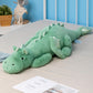 Leahaoe Giant Weighted Dragon Stuffed Animal 51.2'' 7Lbs, Soft Weighted Dragon Plush Toy, Green Dragon Plushy Pillowfort For Kid