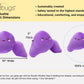 Nerdbugs Liver Plush - Large Organ Plush, Hepatitis & Cirrhosis Awareness Toy, Health Education Gift