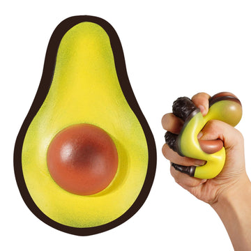 Bimoci Avocado Sensory Toy for Ages 3 to mature-themed - Fidget Toys  Sensory Toys  Stress Balls for mature-themeds & Kids - Perfect Squishy Toys for Autism Support & Stress Relief