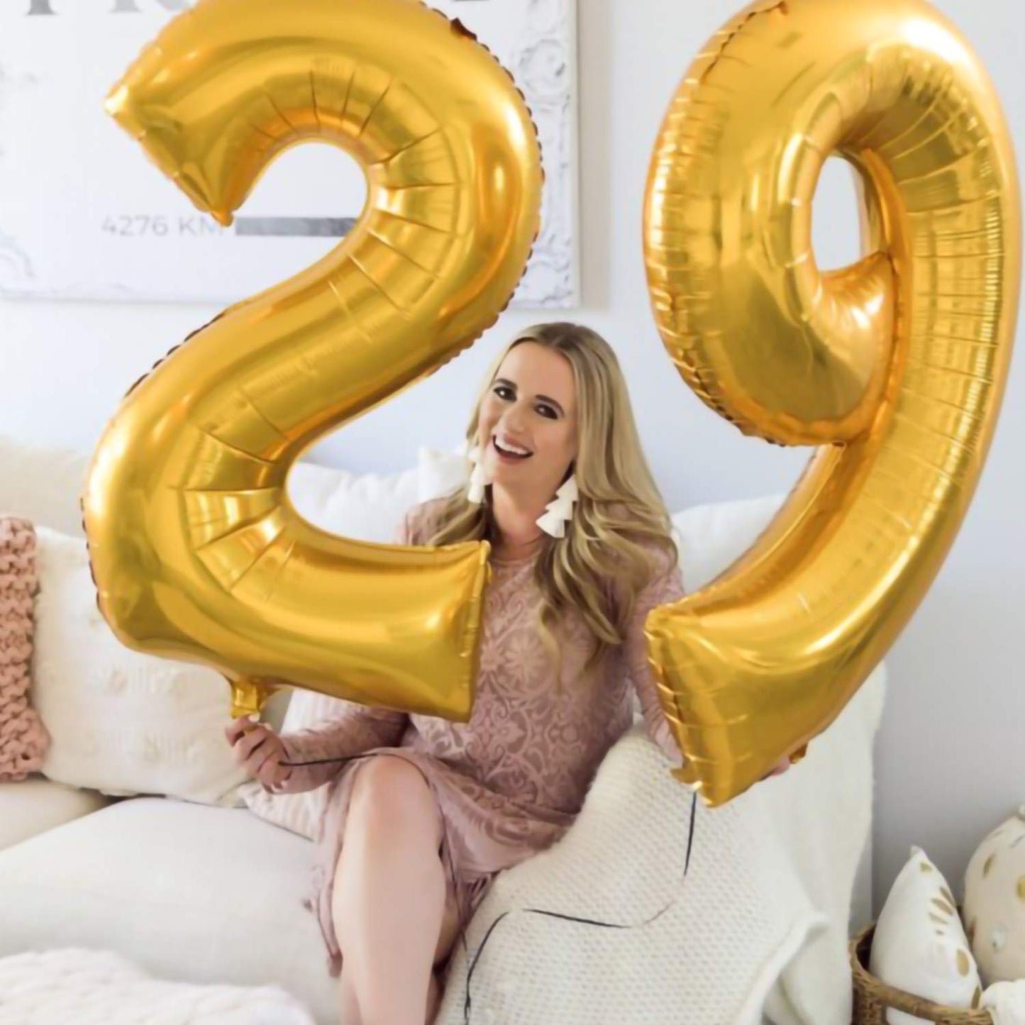 Number Balloon 3 Gold 40 Inch Foil Balloon Big Giant Jumbo 3Th Birthday Party Decorations Foil Mylar Helium Kids 0-9 Numbers Balloons For Baby Children