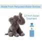 The Petting Zoo Asian Elephant Stuffed Animal, Gifts for Kids, Wild Onez Zoo Animals, Asian Elephant Plush Toy 12 inches