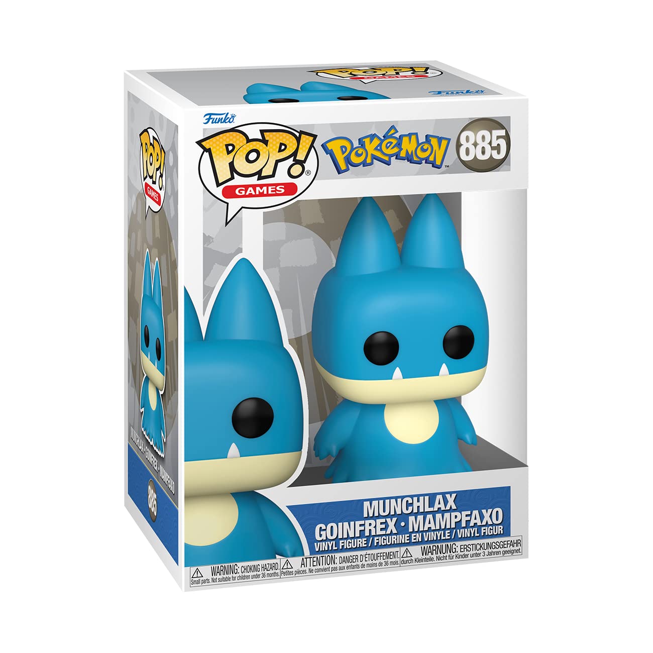 Funko POP! Games Munchlax Collectible Vinyl Figure - 4" Multicolor Model 69077 - Official Merchandise for Kids & Adults