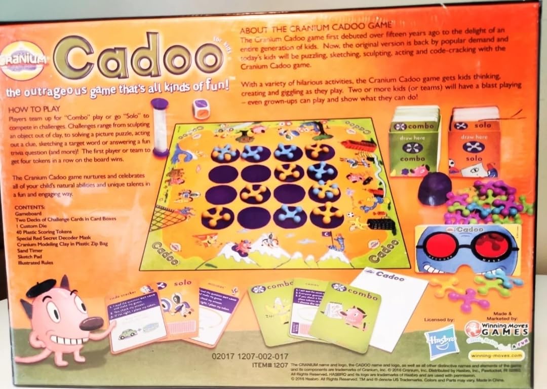 Cranium Cadoo Game - Fun Plastic Board Game, Model 103012000.100E, Perfect for Family Game Night