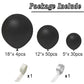 Black Balloons 84 Pcs Black Balloons Garland Arch Kit 5 Inch +12 Inch +18 Inch Matte Black Latex Balloons Happy Birthday Balloons Baby Shower Decorations Wedding Balloons