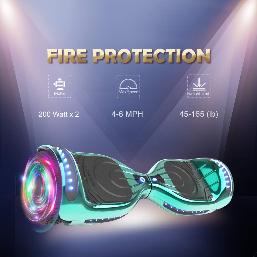 Hoverboard Certified Hs2.01 Bluetooth Flash Wheel With Led Light Self Balancing Wheel Electric Scooter