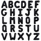 Toniful 52 Pieces 16 Inch Cream White Letter A-Z Balloons,Custom Phrase Mylar Foil Alphabet Letter Diy Personalized Phrase Banne
