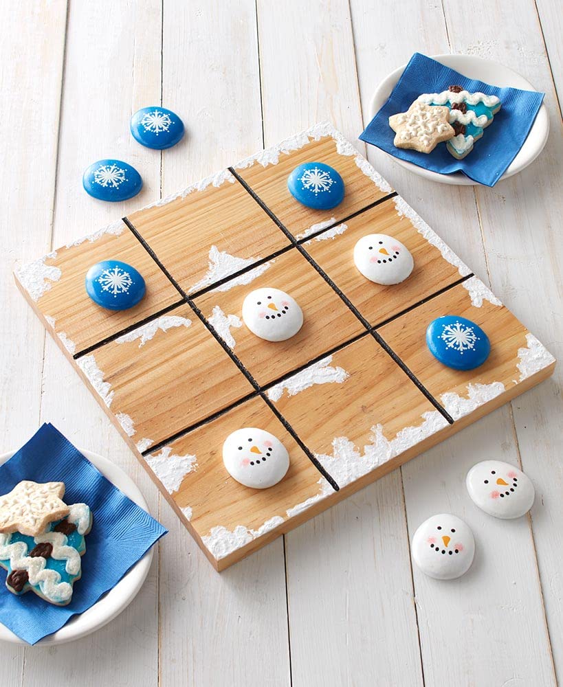 Christmas Tic-Tac-Toe - Snowman/ Snowflake