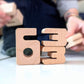 SumBlox Mini Starter Set - 38 Beechwood Math Building Blocks, STEM Educational Toy with Wooden Box & 36 Activity Cards