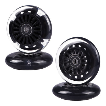Gladeer 90Mm Wiggle Car Polyurethane Replacement Wheels Set Upgrades For Plasmacar Ride-On Toys Wiggle Car Replacement Wheels, 4