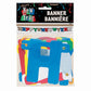 Unique Party 4' Metallic New Year Jointed Banner | Multicolor | Plastic | Model 9033