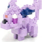 Nanoblocks - 2 Set Bundle - Espeon And Umbreon (Eifie And Blacky In Japan) - Adjustable Pokemon Characters (Japan Import)