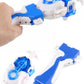 Bey Battling Tops Burst Launcher and Grip  Custom Bay cutting edge Launcher LR Left Right Spin DB Layer System Compatible with All Bey Burst Series (White)
