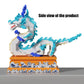 HONLANCH Dragon Series Micro Building Blocks Set - 2020 Pieces, Plastic, 10.2"x3.9"x10", Blue/White/Red/Yellow, Model JM20832