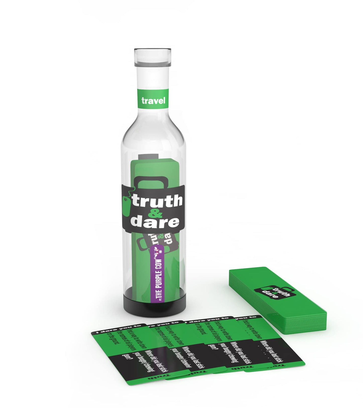 Truth & Dare Card Game - Travel. The Perfect Activity Game When Outdoors - Camping, Hiking, Etc. Get To Know Your Friends & Fami
