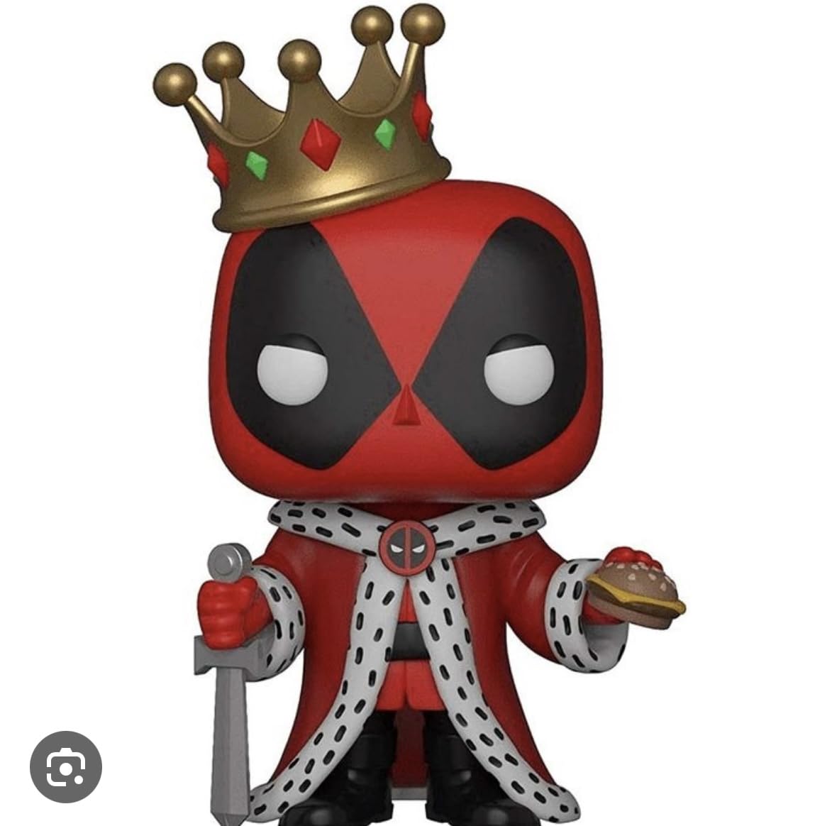 Funko Pop Marvel: King Deadpool Collectible Figure  Multicolor