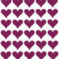 19Mm (3/4 Inch) Purple Heart Sticker Sheets Crafting Labels For Decorations And Party Supplies - 4320 Pack By Royal Green