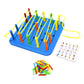 Calandis Rope Threading Game Fine Motor Skill For Birthday Gift Age 3~6 Boy And Girls | Wooden & Handcrafted Toys | Preschool To