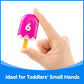Odoorgames Mini Number Pops - 7 Color Plastic Learning Toys for Kids 3-5, Numbers 1-20 Recognition Games