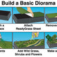 Woodland Scenics Diorama Kit, Basic - Multicolor, Plastic & Fiber, SP4110, By The Yard
