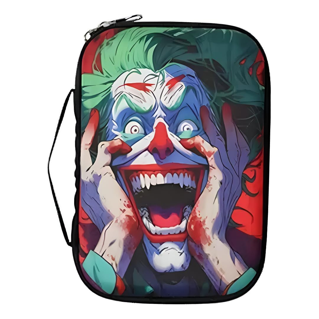 DOGMA HorrorThemed Hardtop EVA Pencil Case  Large Capacity Single Compartment Organizer for School, Office & Travel  Cute Sty
