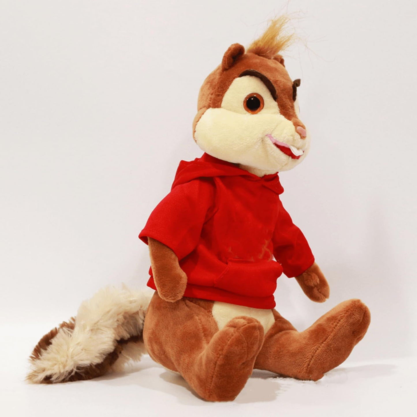 Movie Toys Alvin And The Chipmunks Plush Dolls Cute Chipmunks Stuffed Toys Kids Gift,Alvin, Theodore&Simon Toys (Red)