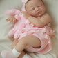 Wooroy Realistic Reborn Baby Dolls August - 20 Inch Lifelike Newborn Sleeping Girl Handmade Real Life Baby Dolls Reborn Toddler With Soft Weighted Cloth Body Gift Toy For Age 3+