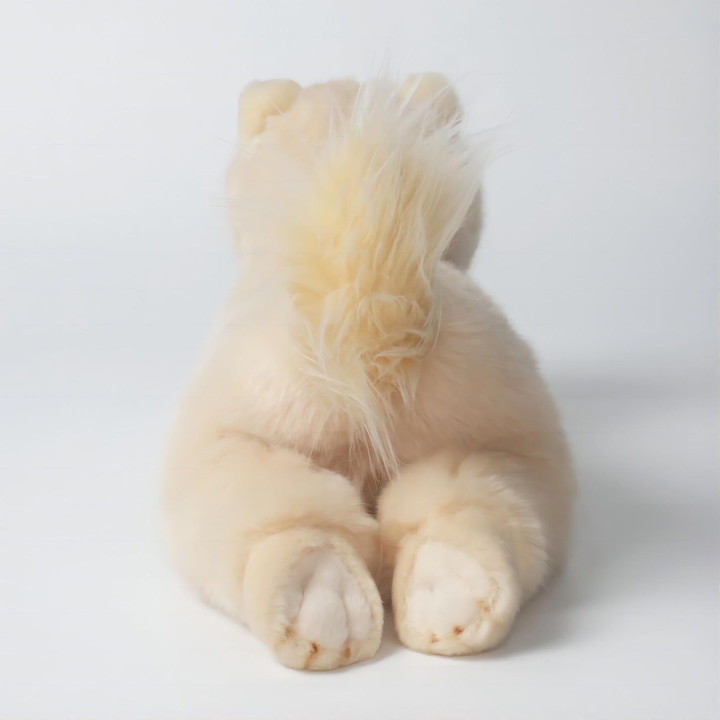 HOKESS 16 Inch Pomeranian Stuffed Animals- Lifelike Plush Pomeranian Dog-Handmade Soft Simulation Pet Dog-Toy Gifts for Kids Girls Boys Baby Birthday