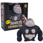 Gorilla Glue-Sand Filled Rubber Soft Latex Decompression Doll Toy, High-Elastic Stretchable, Adults & Children (Black, 4.8IN)