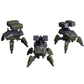 malt-inspiredISE Sheik Mainland 1/144 - Super Cavalry ZA-02 Green - 3PCS/2'' Model Kit Highly Posable Collectible Model Ages 15+