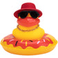 wonuu Car Duck Rubber Duck Car Ornaments Duck Car Dashboard Decorations with Cute Headband Swim Ring Necklace Sunglasses, A-Top 