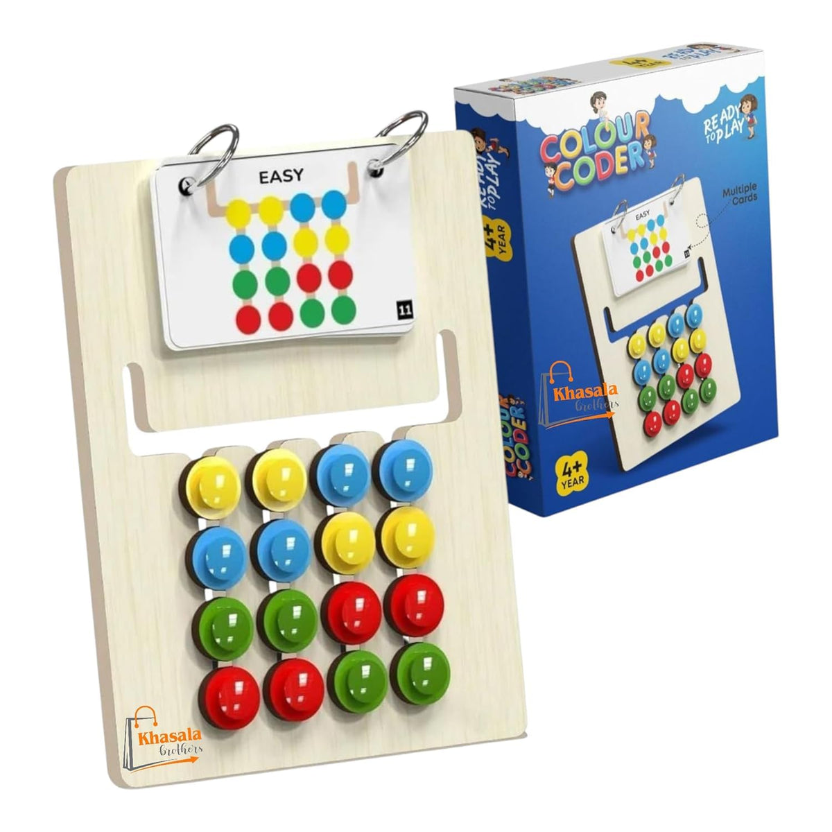 M2K Hub Color Shape Matching Slide Puzzle Montessori Color Matching Toys Educational Board Games Travel Toys For Toddlers Kids B