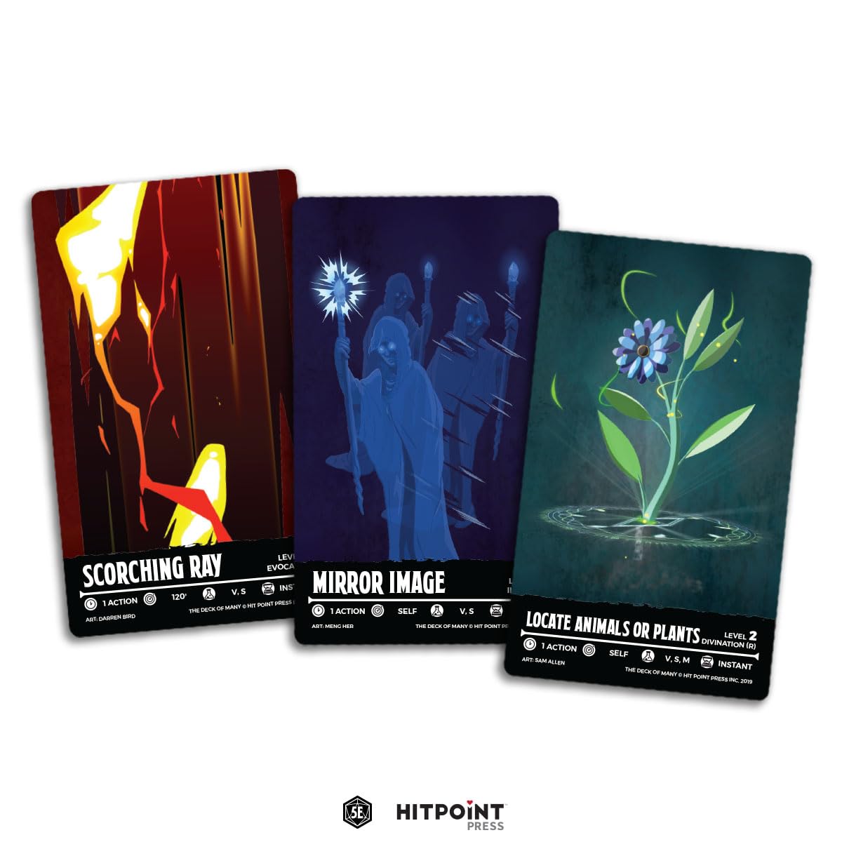 Hit Point Press Animated Spells: Level 2, I-Z