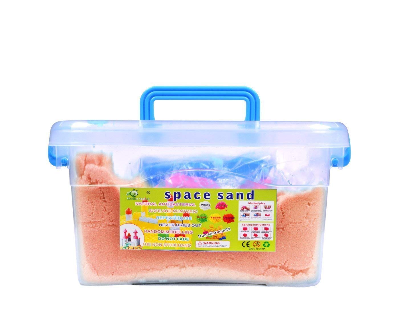Nirvisha Moving Sand Activity Play Set Natural Sand Kit For Kids Activity Toys, Craft Art Soft Sand Clay Toys For Kids, Boys & G