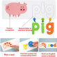 See and Spell Letter Matching Game for Kids Wooden Alphabet Learning Toy with Flash Cards