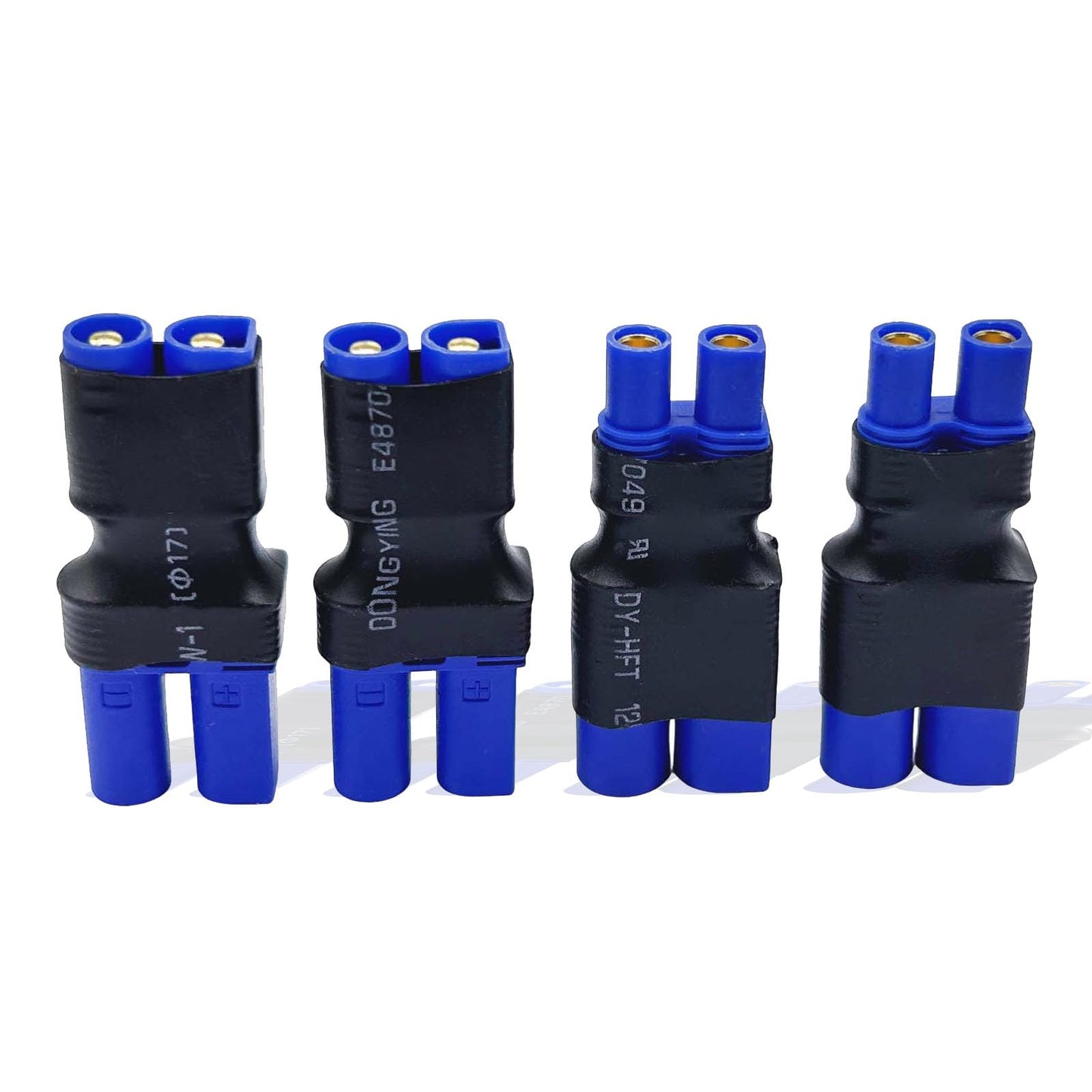 2Pairs Ec3 To Ec5 Male Female Connector Adapter For Rc Lipo Battery Connectors