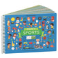 Sticker Book for Kids 2-4, 500+ Kids Stickers, All Kinds of Sports by Cupkin, 12 Coloring Pages 12 Side by Side Scenes Fun Toddl