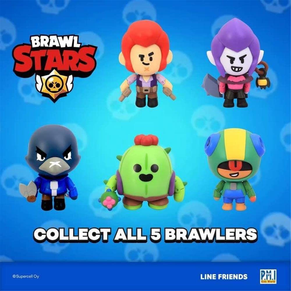 P.M.I. Brawl Stars Action Figure | Colt Figure | 4.5-Inch-Tall Collectibles | Brawl Stars Toy Figurine| Ofically Licensed Toys, Supercell, Gift For Video Gamer - Articulated Figure