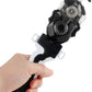 Desamvap Bey Battling Tops B-184 Launcher & Grip, Custom LR Left Right Spin, Compatible with All Bey Burst Series, Black, Small