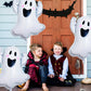 Hadckja Ghost Balloons White Ghost Halloween Balloons Ghost Foil Balloons For Ghost-Themed Party Supplies Decorations Halloween
