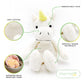 Thermal-Aid Zoo Microwavable Stuffed Animal - Plush Toy And Hot Cold Pack - Juno The Unicorn White