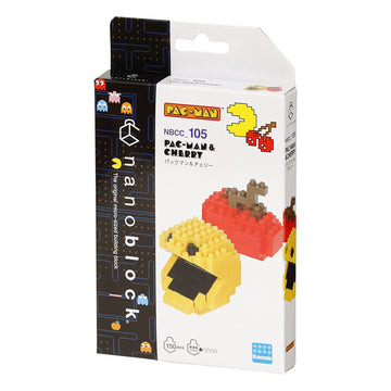 Nanoblock - Pac-Man - Pac-Man & Cherry, Character Collection Series Building Kit