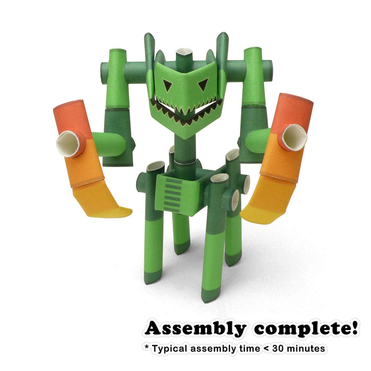 PIPEROID Mantis Harry - Japanese 3D Paper Puzzle DIY Robot kit for Kids and Origami Kit for Adults